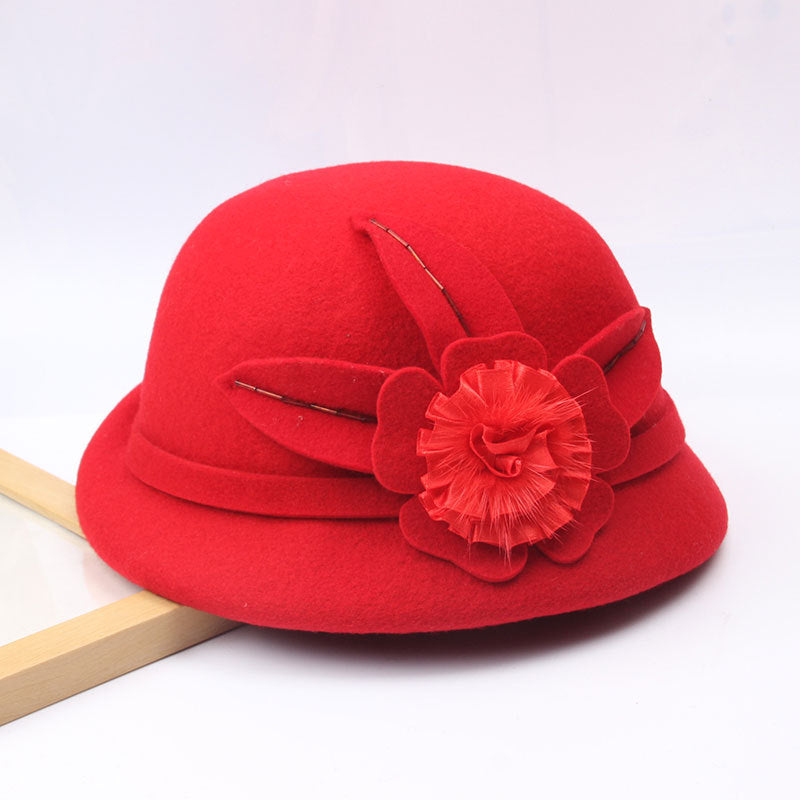 Fashion Wool Wool Ermine Hat