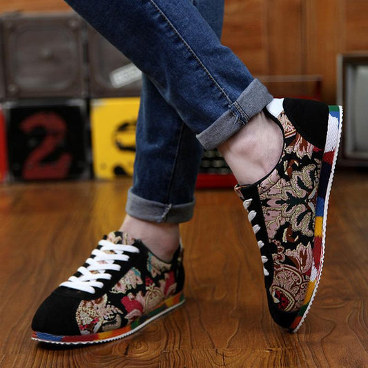 Ethnic Style Colored Sole Forrest Shoes