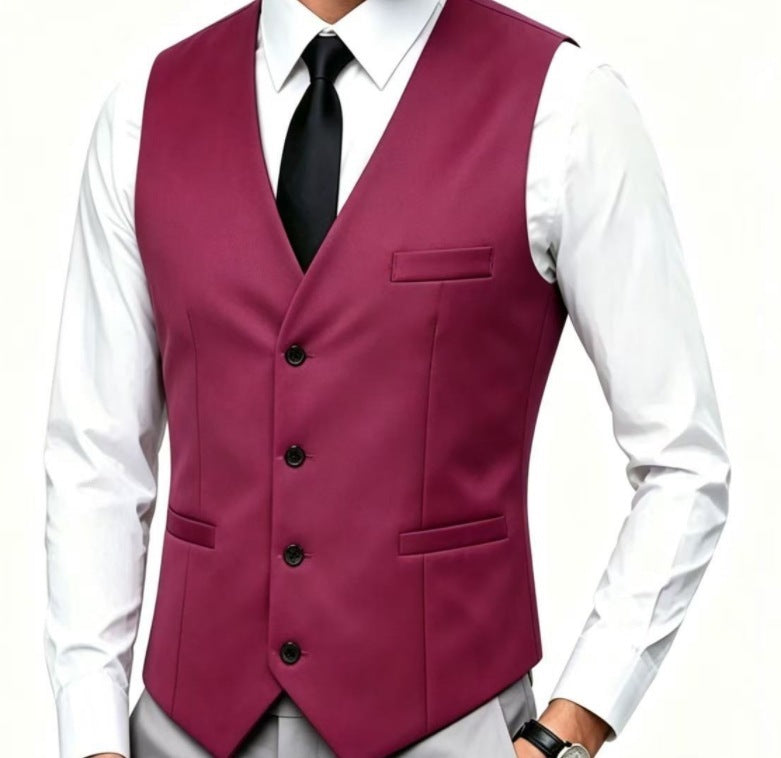 Men's Fashion V-Neck Casual Suit Vest