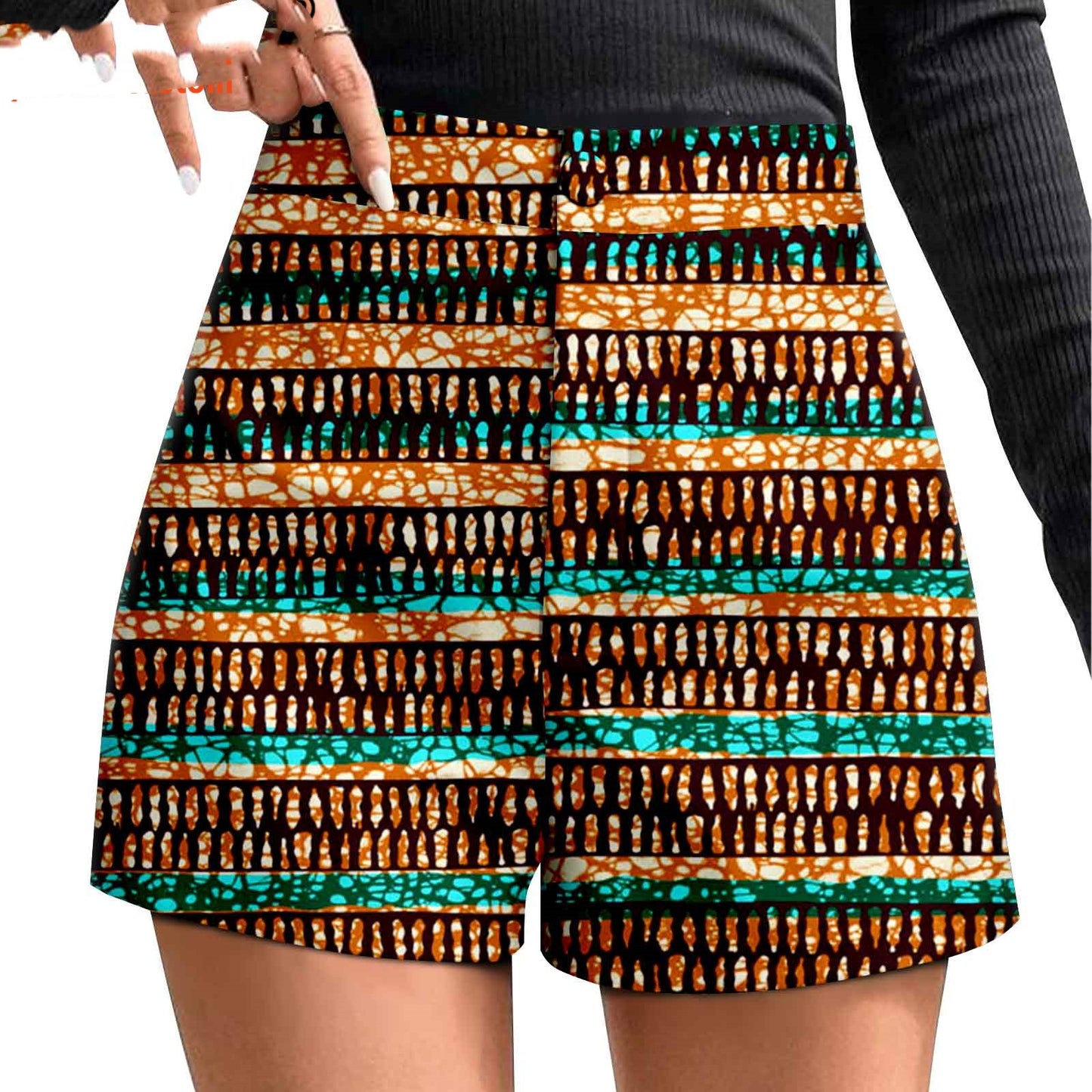 Duplex Printing Batik Shorts
