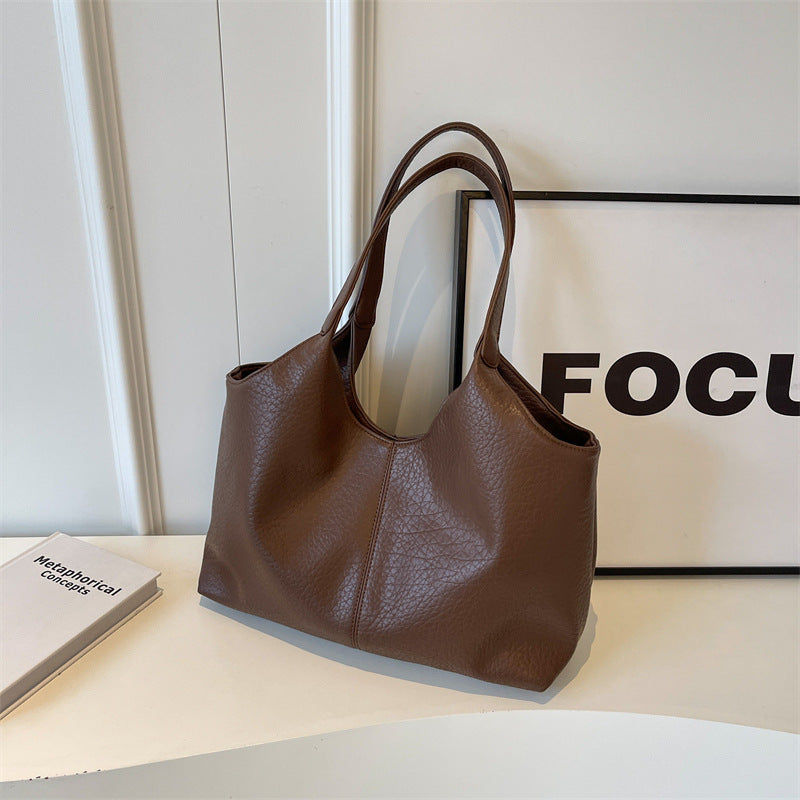 Women's Autumn Versatile Fashion Retro Shoulder Bag Texture
