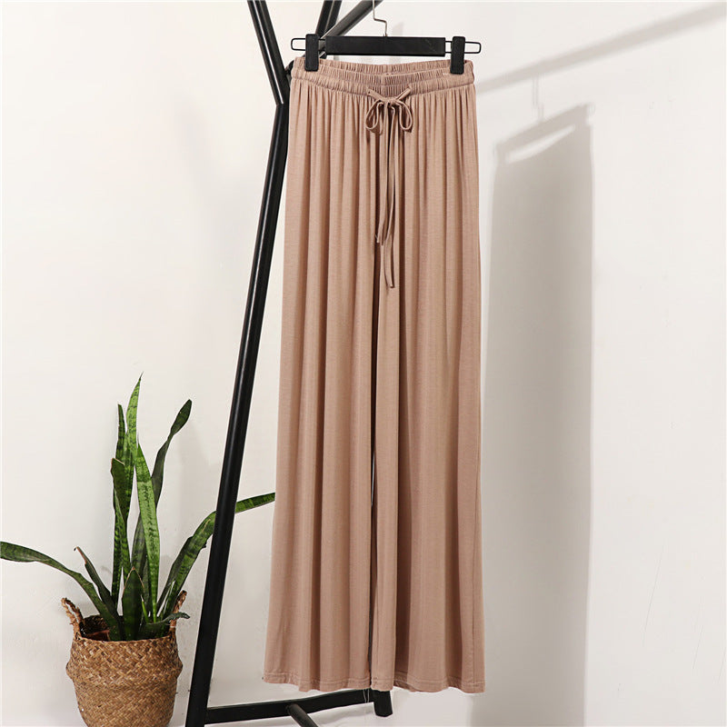 High Waist Cuprammonuium Loose Thin Casual Pants