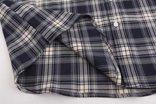 Men's American Casual Long Sleeve Shirt Coat