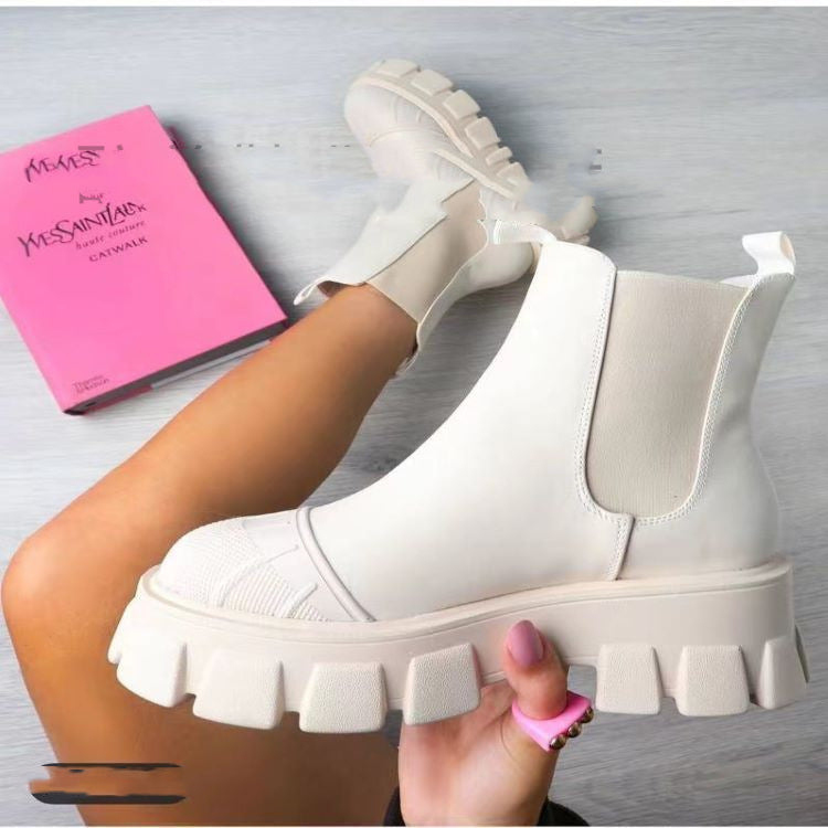 Fashion Thick Heel Trend Martin Boots