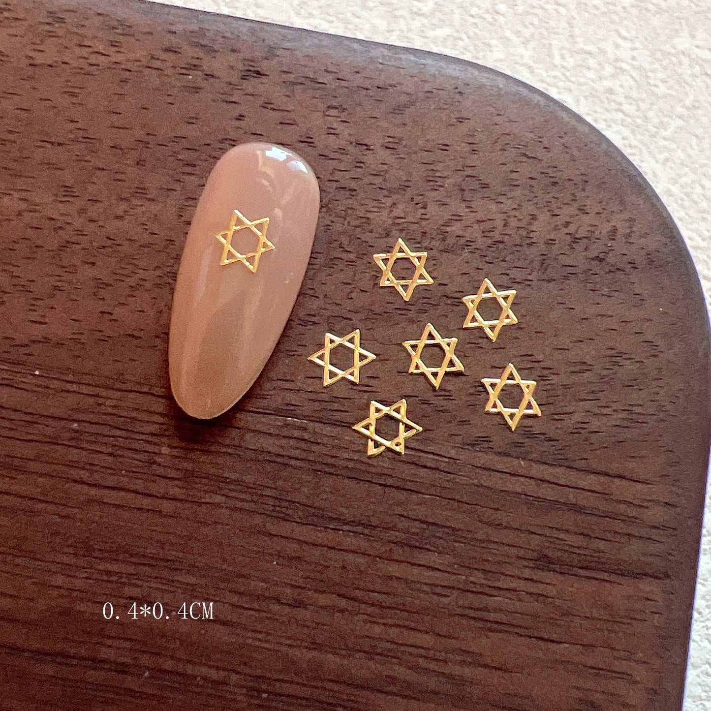 Gold And Silver Star Nail Art Metal Flakes