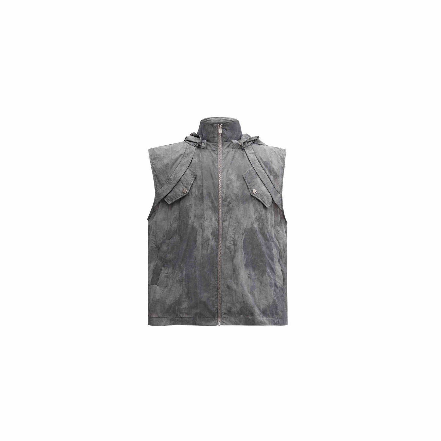 Sleeveless Vest Waistcoat Coat Loose Distressed Suit