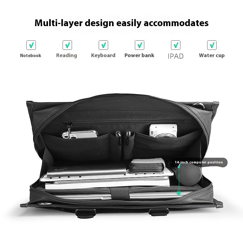 Men's Business Handheld Notebook Computer Briefcase