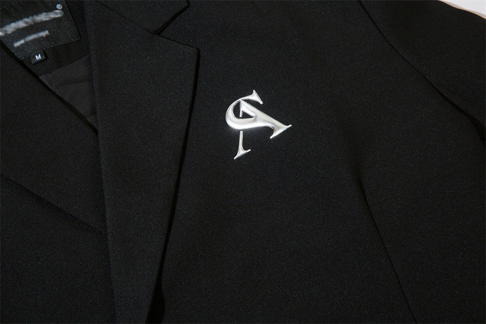 Men's Foam Letter Printed Suit