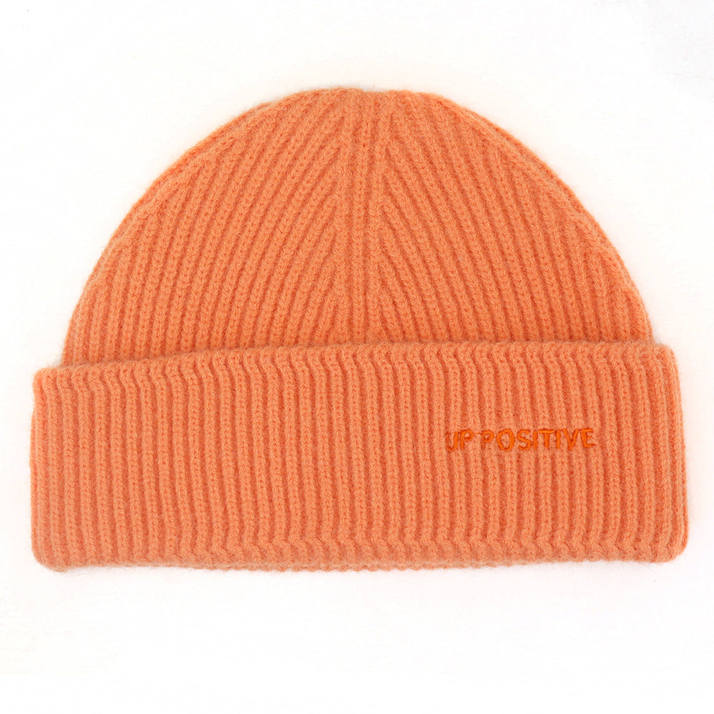 Women's Thick Knitted Woolen Hat To Keep Warm