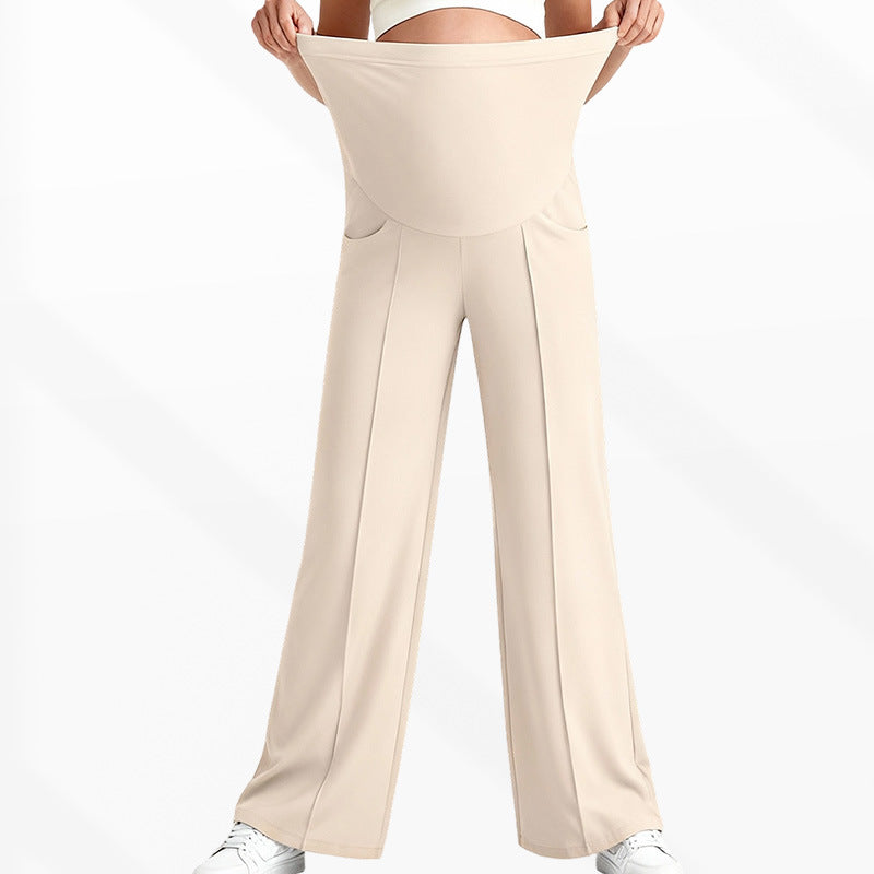 Maternity Belly Support Straight Leg Pants