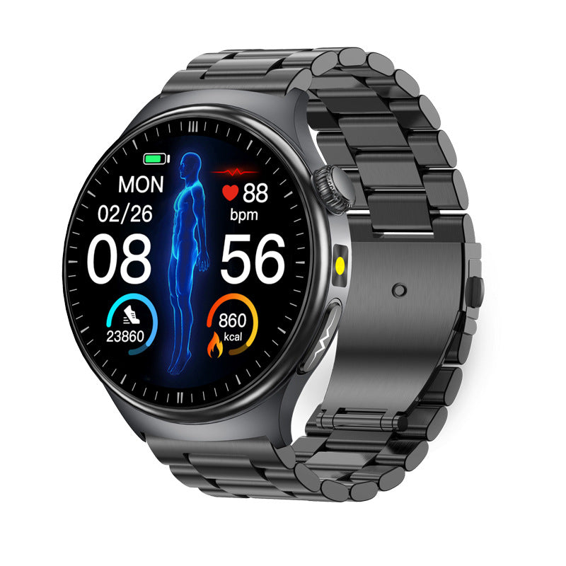 New TK27 Bluetooth Calling Universal Non-Invasive Blood Pressure Blood Glucose Uric Acid Exercise Bracelet