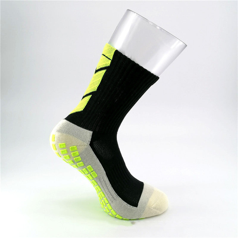 Men's Mid-tube Sports Non-slip Towel Bottom Thickened Socks