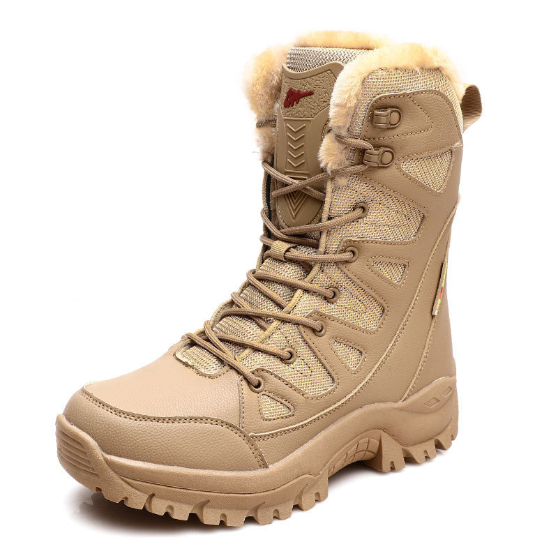High-top Cotton Shoes For Lovers To Keep Warm In Winter And Thicken With Velvet