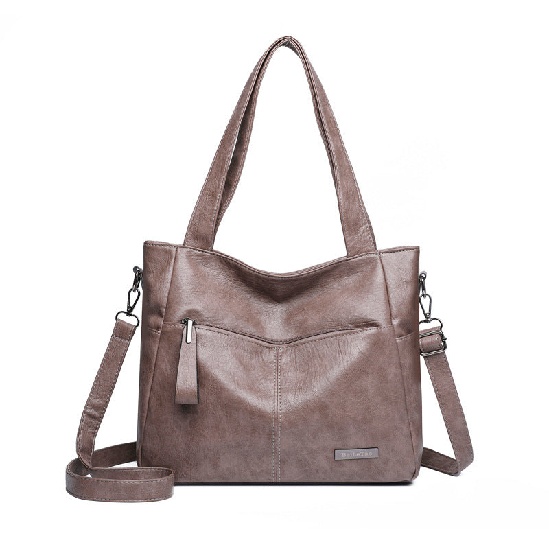 Retro Popular Large Capacity Underarm Shoulder Bag Versatile Handbag