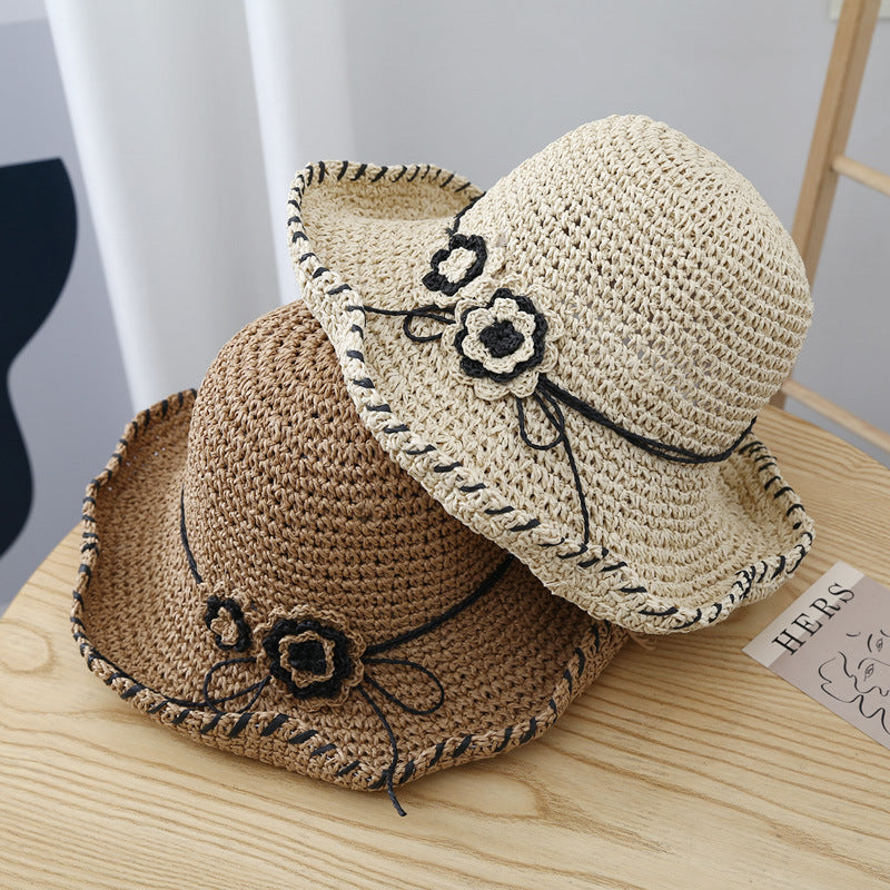 Women's Summer UV Protection Foldable Straw Hat