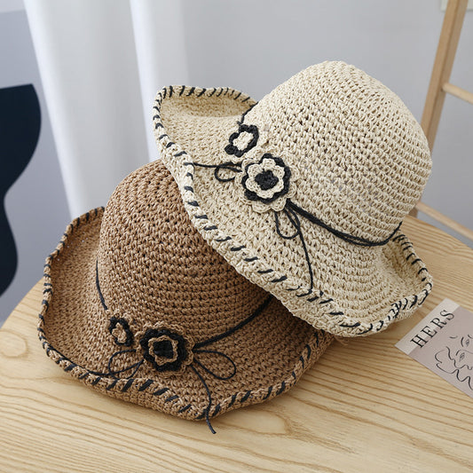 Women's Summer UV Protection Foldable Straw Hat