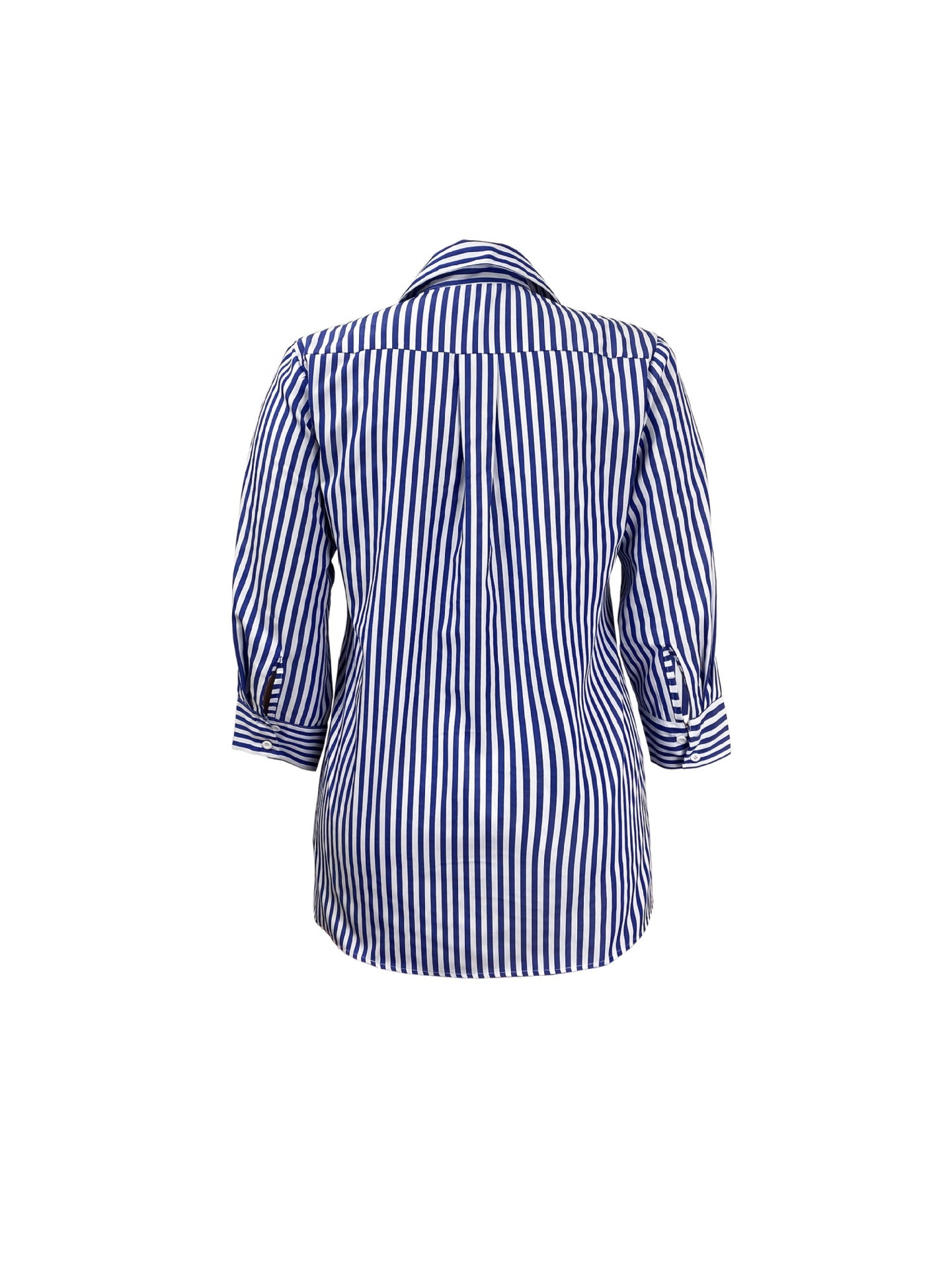 Summer Women's Striped Long-sleeved Shirt