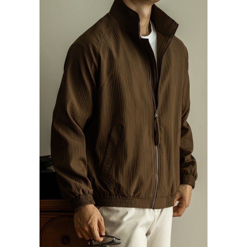 American Stand Collar Jacket Men's Spring And Autumn