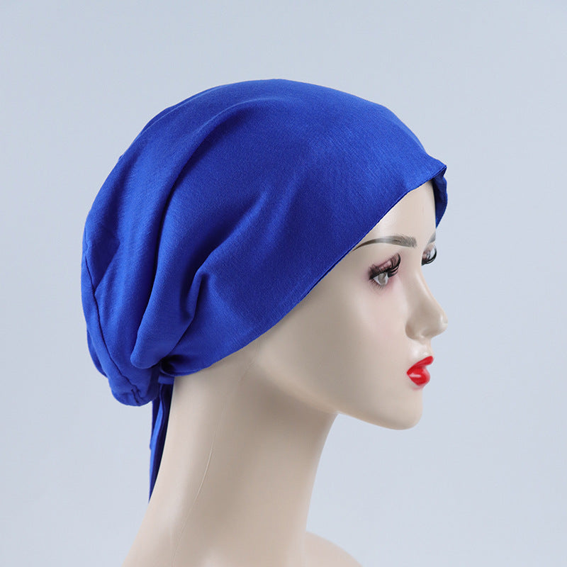 Modal Rayon Lined Elastic Satin Chiffon National Headband
