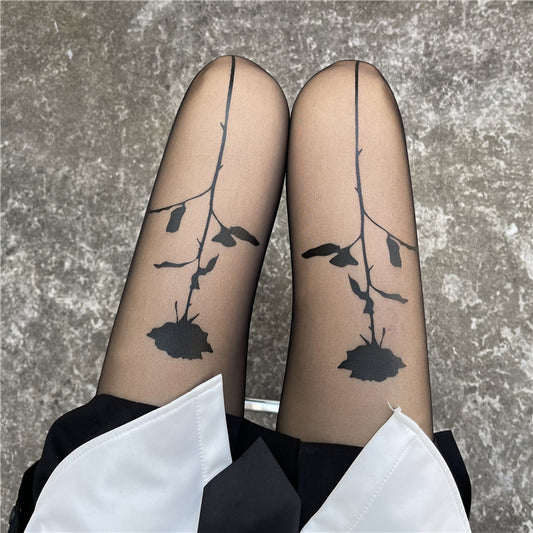 Slim Cut Pantyhose With Optional Hook Protection
