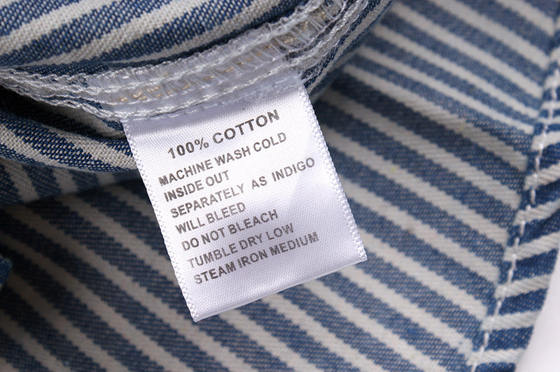 Men's Vertical Striped Shirt American Retro