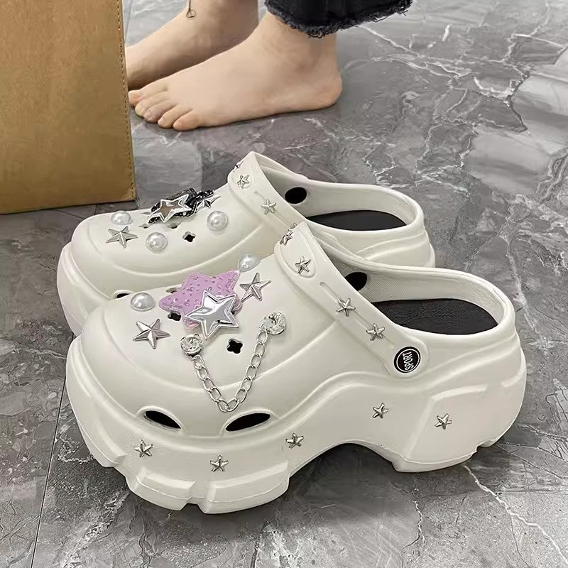 High-top Hole Shoes Y2g XINGX Sweet Cool Style  7CM