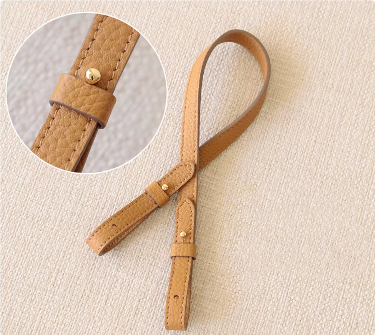 Genuine Leather Women's Bag Strap Accessories Replacement Spaghetti Strap