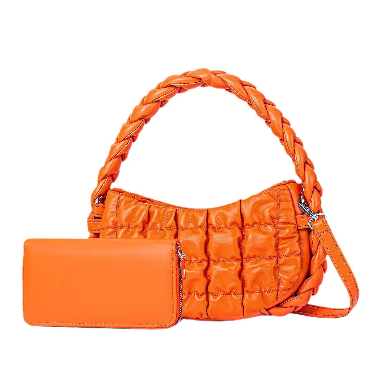 Soft Leather Bag Women's Crossbody Portable Cloud Bag