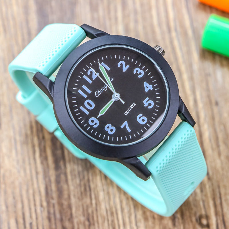 Soft-decorated Waterproof Watch For Children