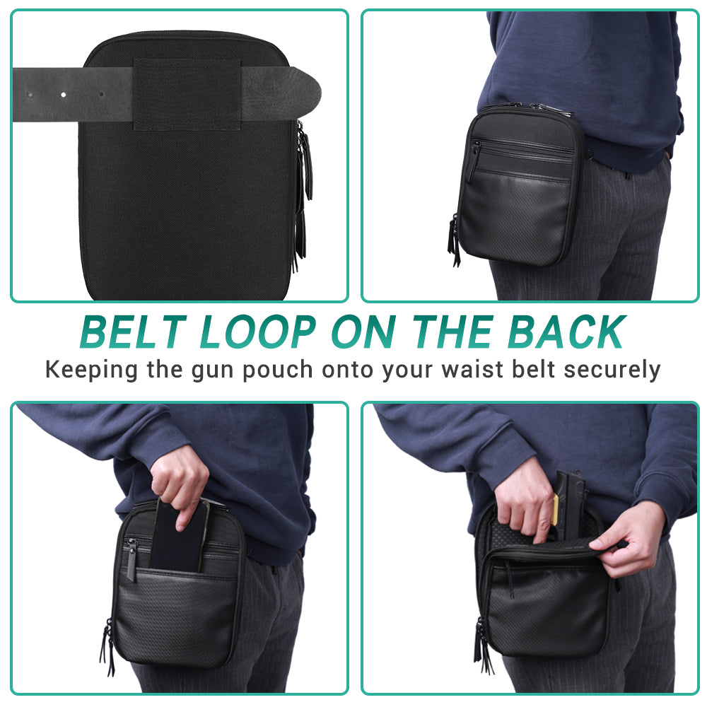 One-shoulder RFID Anti-theft Brush Portable Diagonal Gun Bag