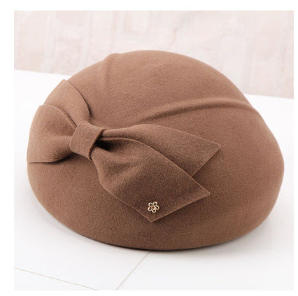 Woolen Beret British Retro Casual Woolen Hat
