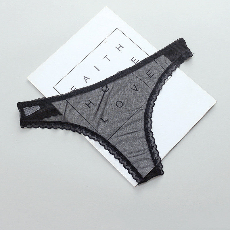 Ladies Fashion Full Transparent Panties T-Line