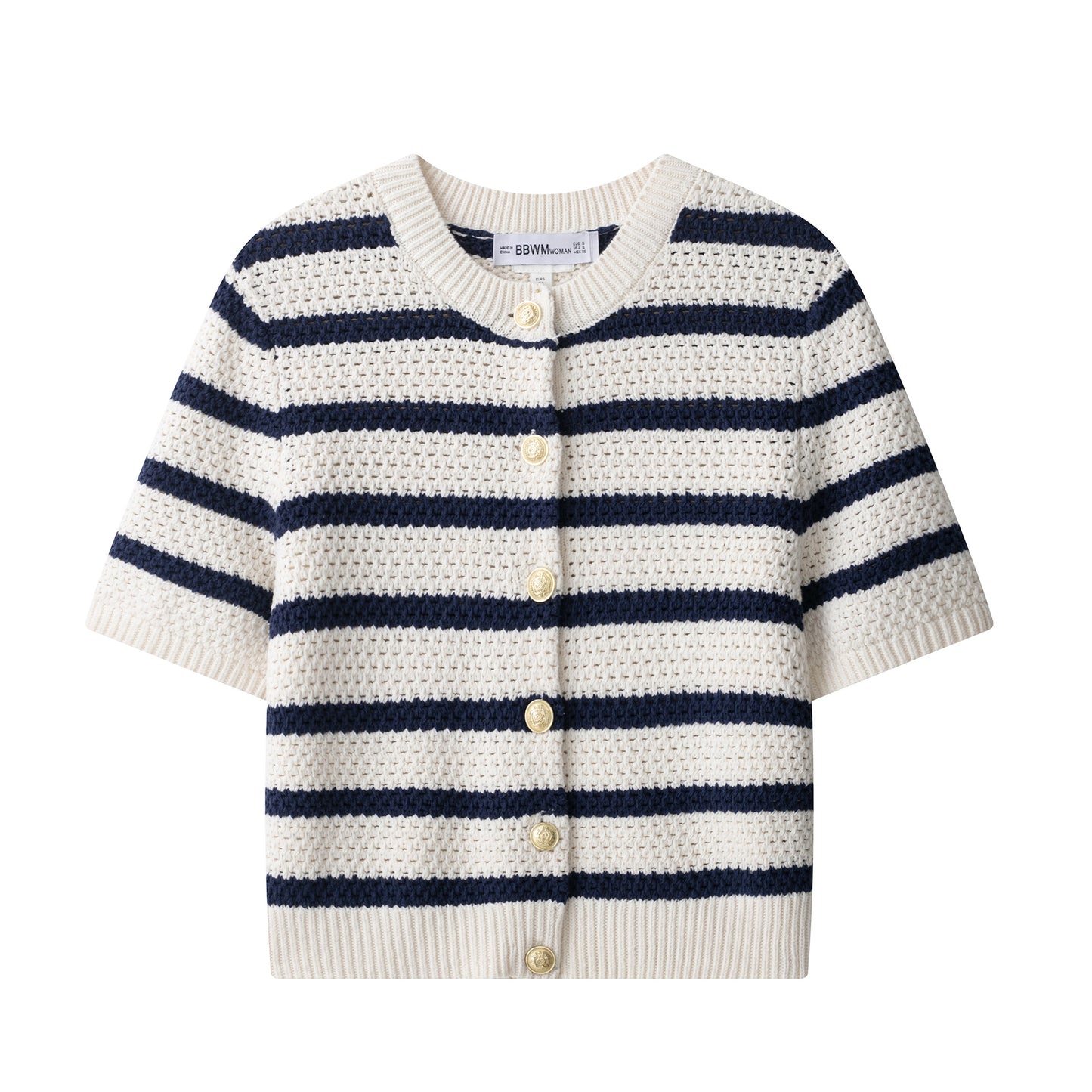 Stylish Versatile Casual Striped Knit Top