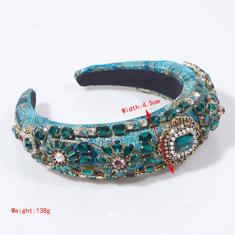 Baroque Color Crystal Style Headband