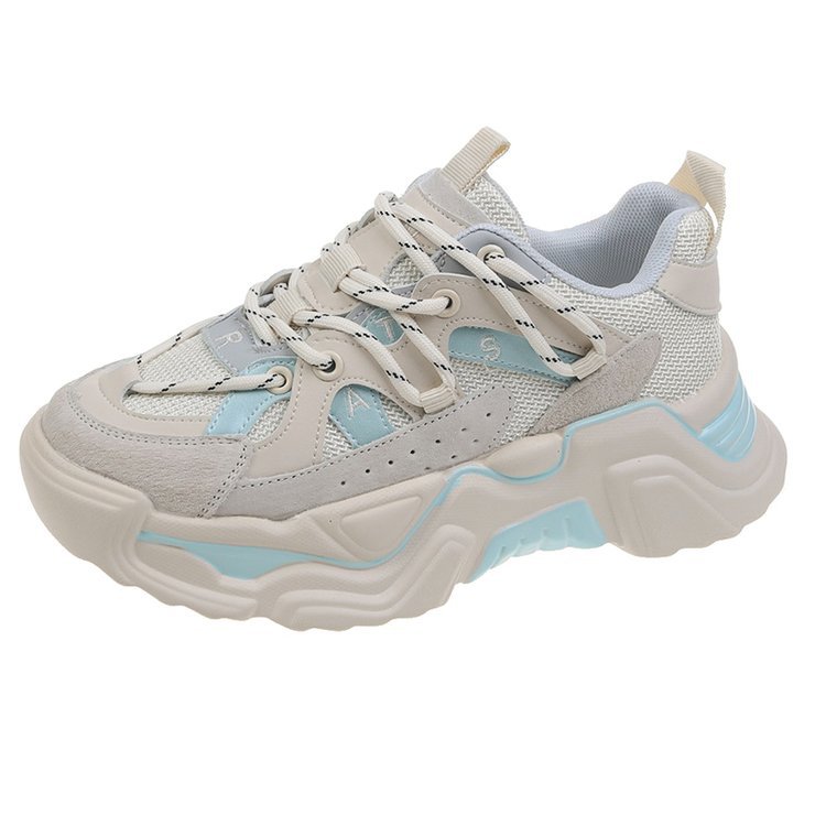 Autumn And Winter Schoolgirls' Casual Thick-soled Sneakers