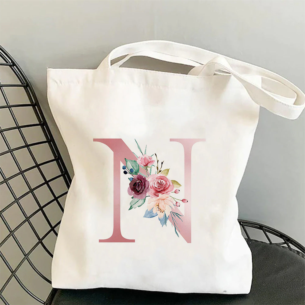 Printed Single Shoulder Folding Shopping Bag