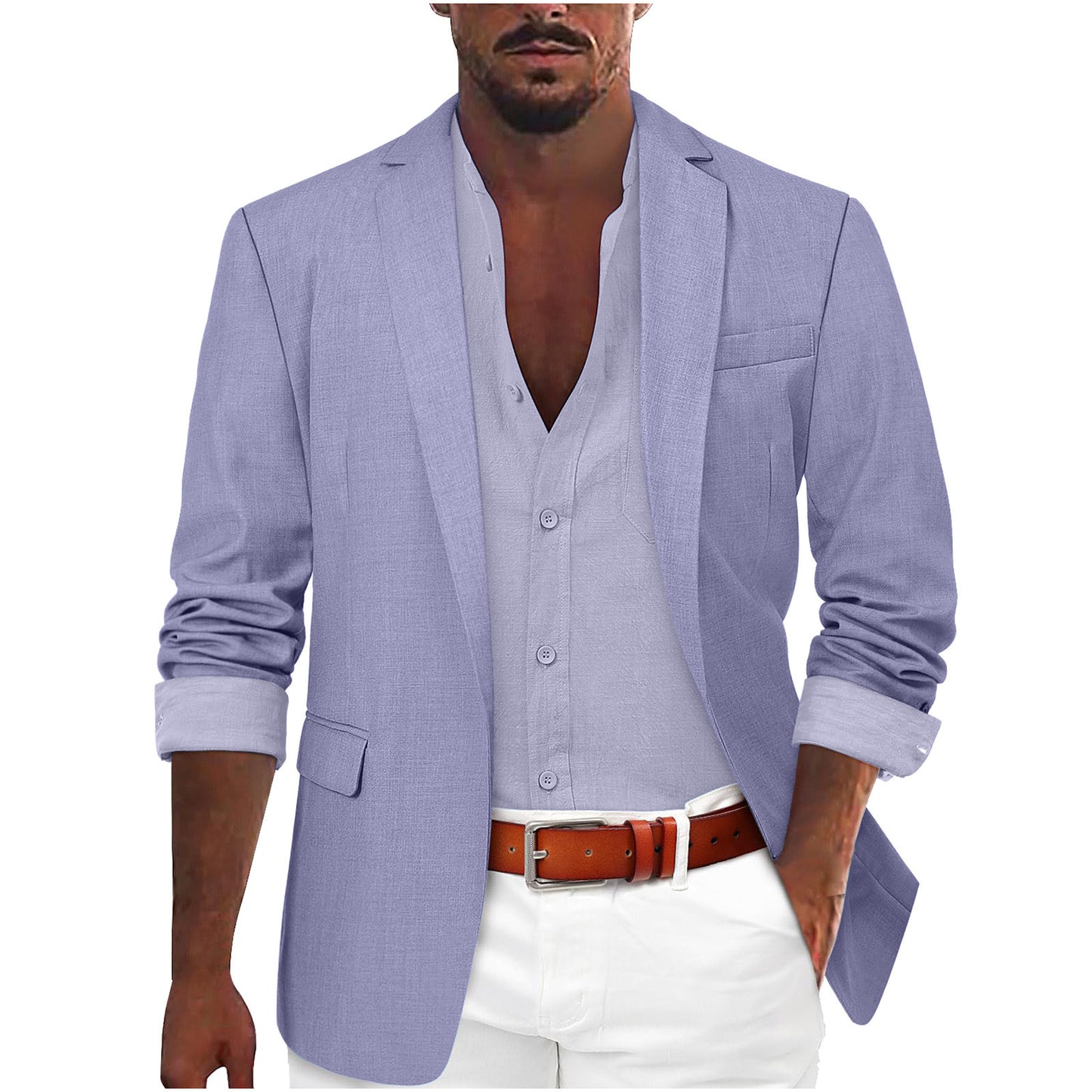 Men's Leisure Suit Fashion Personality Coat