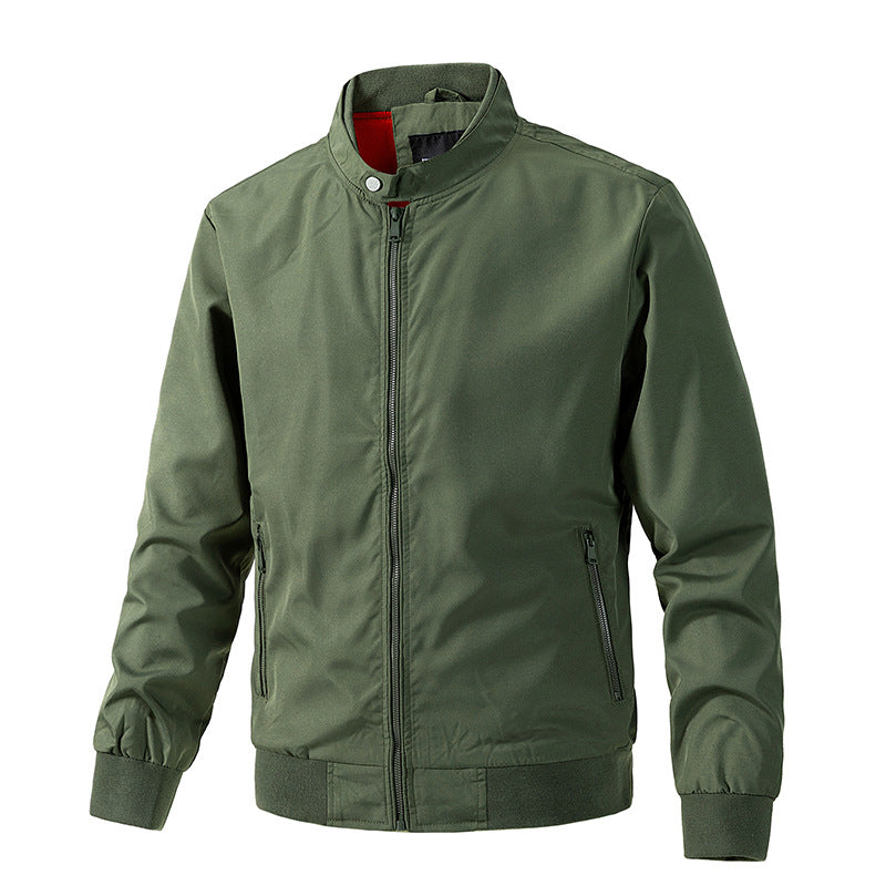 Men's Jacket Thin Plus Size Simple Flight Jacket