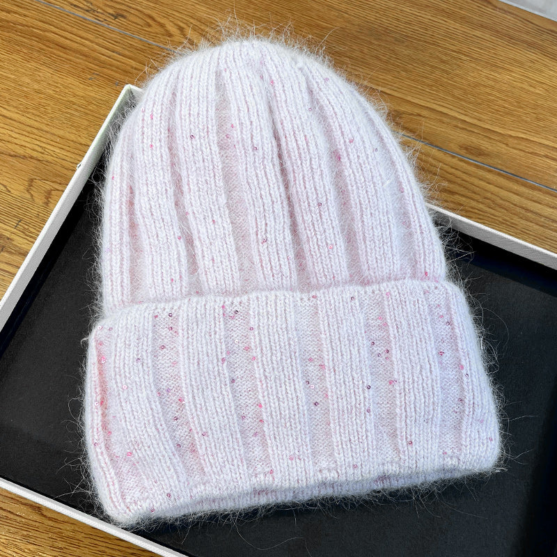 Woolen Korean Version Versatile Melon Skin Hat