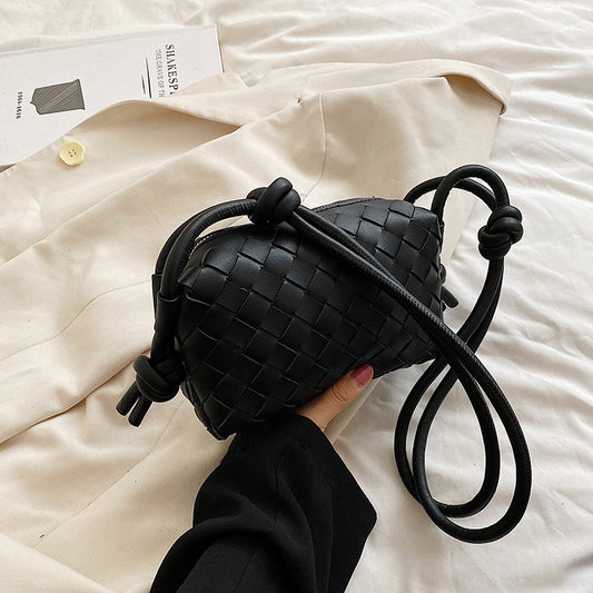 Woven Small Square Bag Retro Candy Color