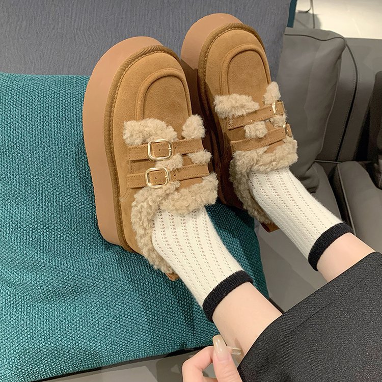 Stylish Slip-on Snow Boots With Cotton Lining For Ultimate Comfort