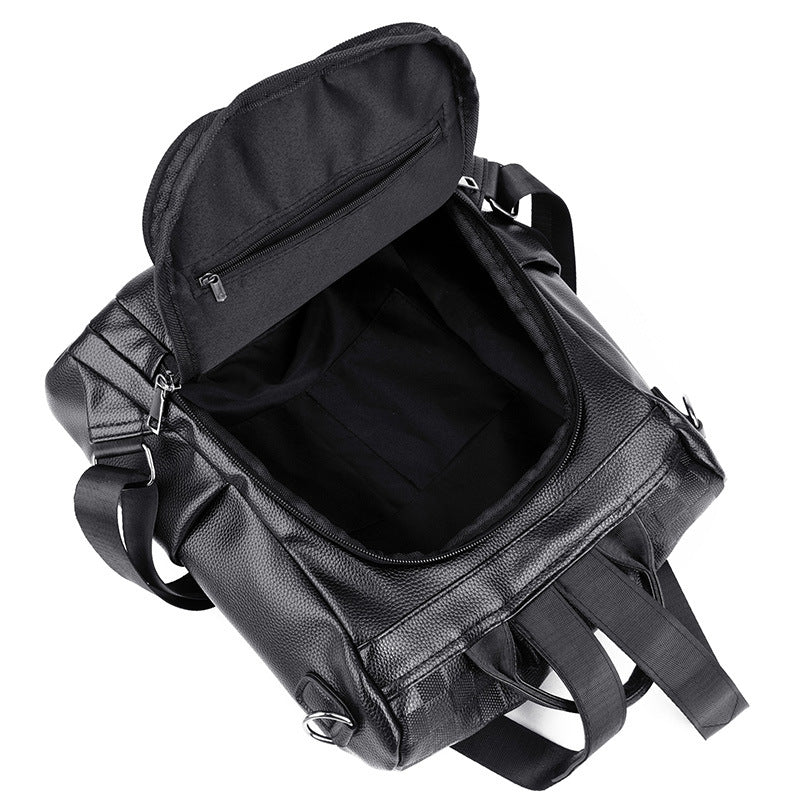 All-matching Women's Soft Leather Backpack Bag
