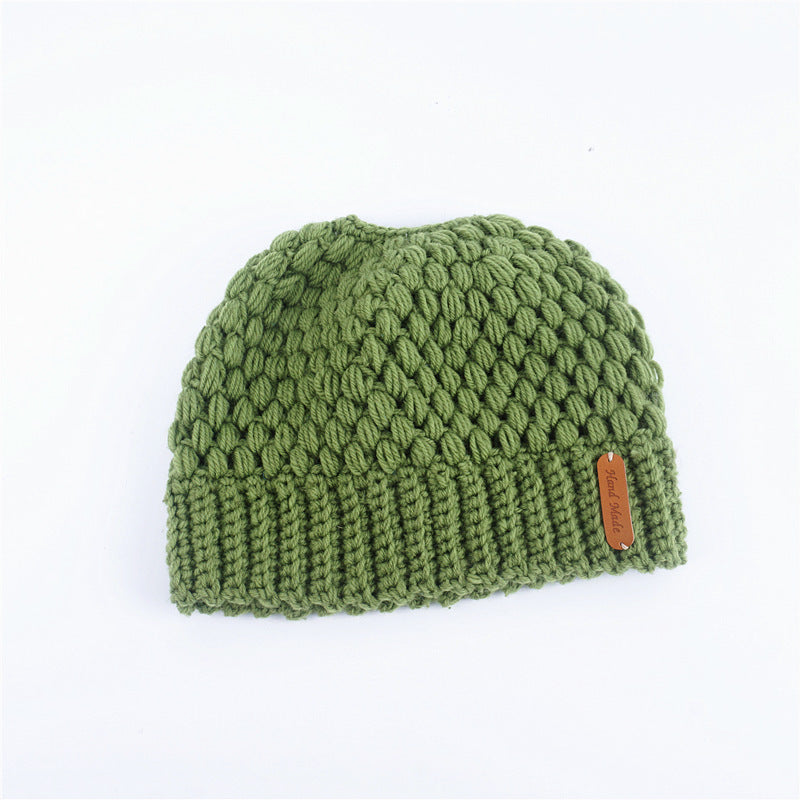 European And American New Knitted Hat Ladies Warm Ear Protection