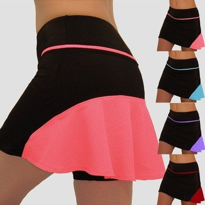 Women's Fashion Running Tennis Skirt Ruffled Exercise Skort