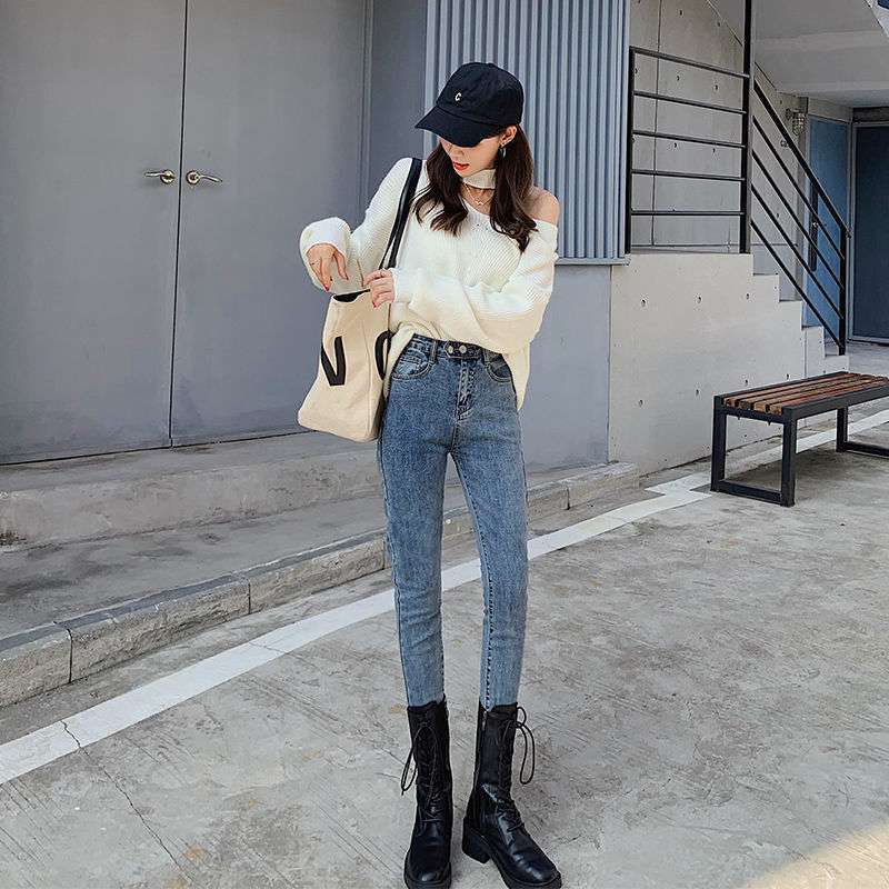 Black Slim Pencil Pants Fashion Trousers