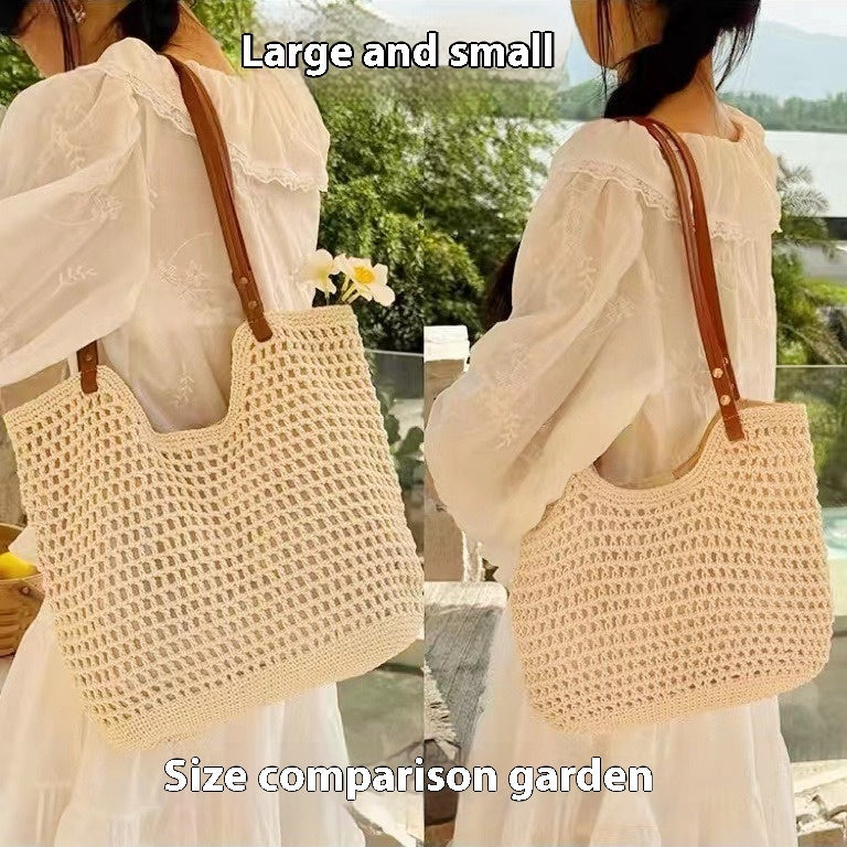 Woven Seaside Holiday Large Capacity Shoulder Bag