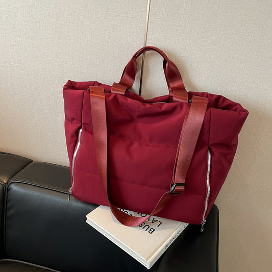 High-Capacity Commuter ShoulderCrossbody Bag