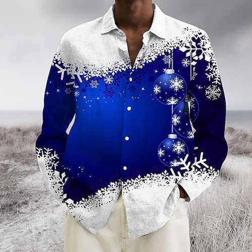 Men's Loose High-grade Comfortable Long Sleeve Lapel Button Shirt Top Fashion Brand