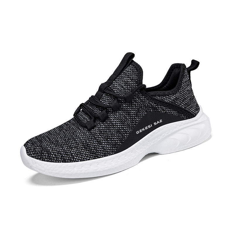 Spring New Flying Woven Breathable Sports Fitness Light Casual Shoes