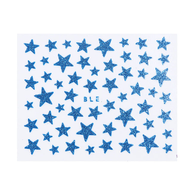 Negleklistermærke I Laserglitter XINGX Klæbende Bagsidesticker